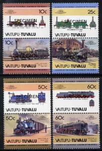 Tuvalu - Vaitupu 1985 Locomotives #1 (Leaders of the Worl...