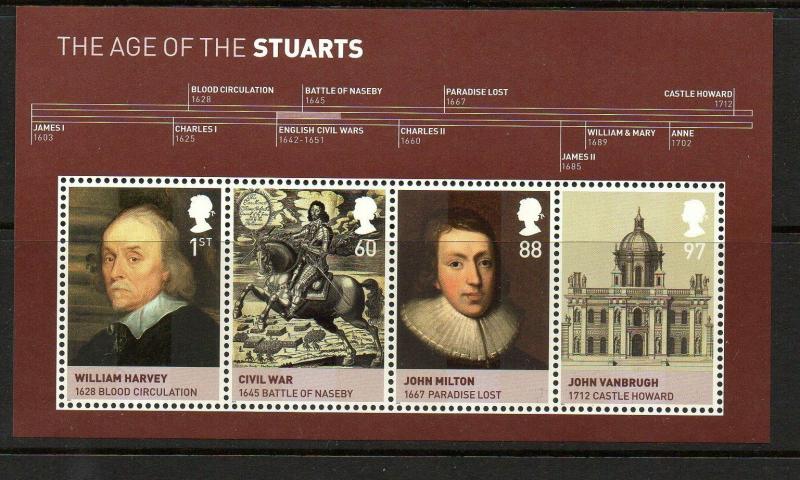 GB SGMS3094 2010 HOUSE OF STUARTS MNH