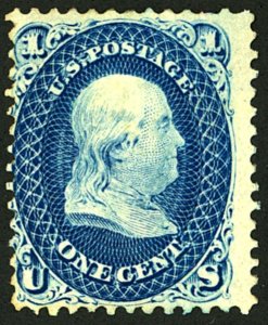 U.S. #63b MINT WITH PSAG CERT