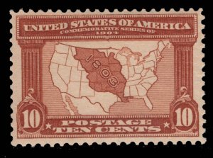 MOMEN: US STAMPS #327 MINT OG NH VF+ LOT #89254*