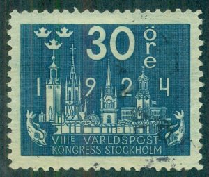 SWEDEN #202, Used, Scott $21.00