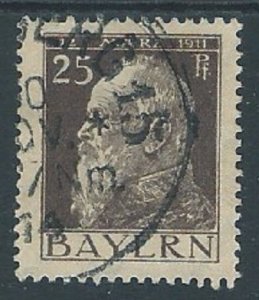 Bavaria, Sc #81, 25pf Used