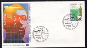 UN Geneva 86 Namibia Geneva U/A FDC