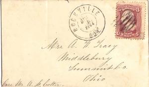 United States Connecticut 1864 Postal History