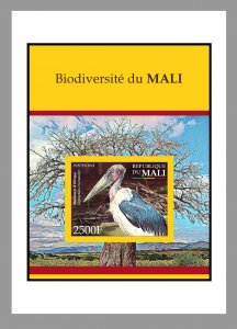 MALI 2021 - DELUXE PROOF - AFRICA MARABOUT BIRDS BIRDS ULTRA RARE MNH-