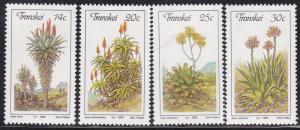 South Africa - Transkei #171-74 F-VF mint NH ** Aloes