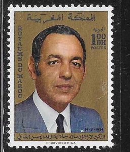 Morocco 1969 40th Birthday of King Hassan II Sc 223 MNH A817
