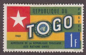 Togo 388 Flag of Togo 1961