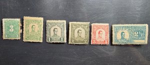 Stamp Colombia 1899 Department of Antioquia #118-120,133,F3,I1 MNH