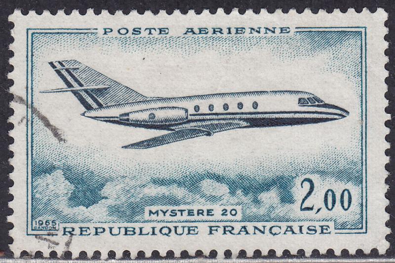 France C41 Jet Plane, Mystere 1965