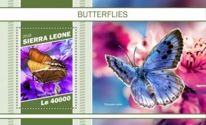 [850 06]- YEAR 2018 - SIERRA LEONE- BUTTERFLIES       1V   complet set  MNH/**