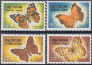 GRENADA GRENADINES #480-3 - CPL MNH VARIOUS BUTTERFLIES