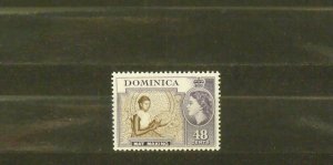 9215   Dominica   Mint Hinged # 160                  CV$ 3.25