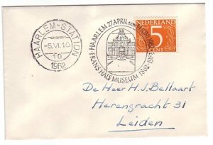Cover / Postmark Netherlands 1962 Frans Hals - Painter - Museum
