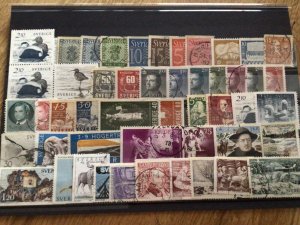 Sweden mounted mint or used stamps  A12385