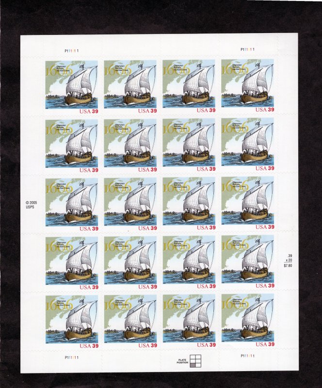 4073 Champlain, MNH sheet/20 (#P111111)