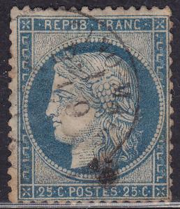 France 58 Ceres 25c 1871