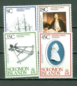 SOLOMON ISL 1979  COOK #381-384 SET MNH...$2.45