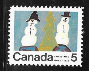 Canada 523: 5c Snowmen, MH, VF