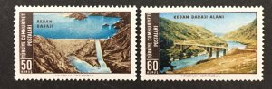 Turkey 1966 #1708-9, Keban Dam, MNH.