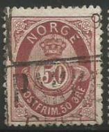 Norway Scott #30 Stamp - Used Single