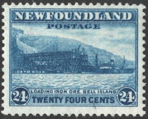 Newfoundland SC#210 24¢ Loading Iron Ore, Bell Island (1932) MLH