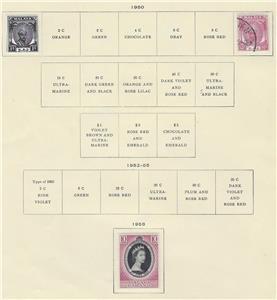 VEGAS 1949-57 Straits Settlements As Shown See Scans For 6 Pages (CP22)