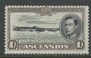 Ascension # 46 George VI -- 1sh.. perf. 13 (1) Unused VLH