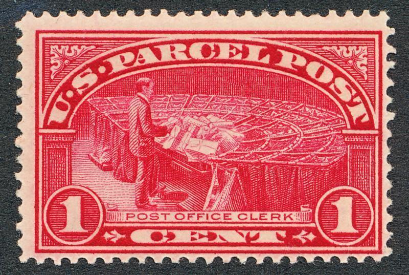 UNITED STATES Q1 MINT FINE+ NH, 1c PARCEL POST