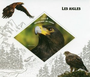 Birds of Prey on Stamps 2019 MNH Eagles Verreaux's Eagle 1v S/S