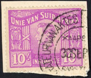 South Africa BF75 10/- purple