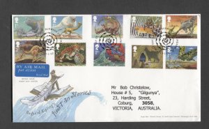 STAMP STATION PERTH GB #2002 Rudyard Kipling Booklet F.D.C- Addressed