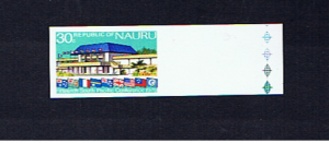 NAURU 1975  CONFERENCE 30c IMPERFORATE SINGLE