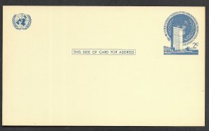 UN-NY # UX1  First Postal Card - Mint  (1)