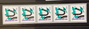 US PNC5 10c Modern Bicycle Presorted Standard Stamp Sc# 3228 Plate 333 MNH