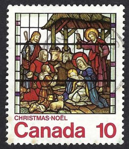 Canada #698 10¢ Christmas - Nativity, St. Jude (1976). Used.