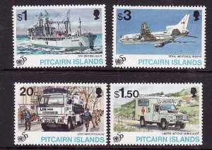 Pitcairn-Sc#436-9- id12- unused NH set-UN anniversary-1995-