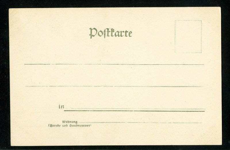 Germany Stamps Pristine Twice Cancelled Postcard