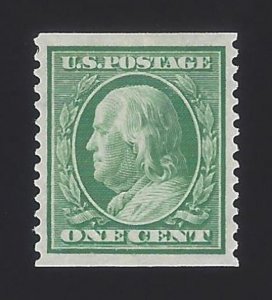 US #352 1909 Green Wmk 191 Perf 12 Vert MNH VF Scv $210