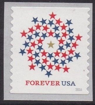 5130 Patriotic Spiral Coil MNH