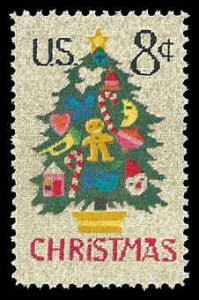 PCBstamps   US  #1508 8c Christmas - Needlepoint, MNH, (13)