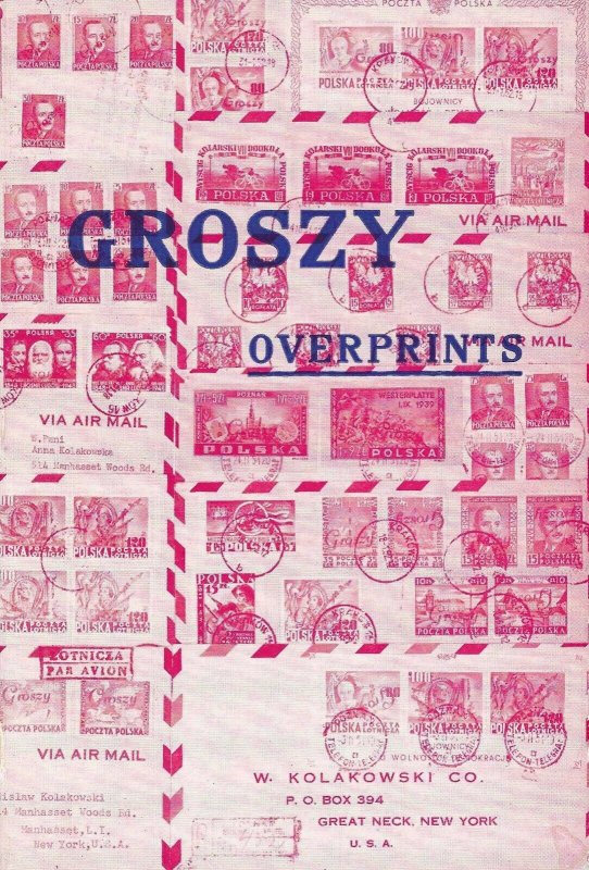 Polish Stamps: Groszy Overprints 1946-1950, by Wladislaw Kolakowski