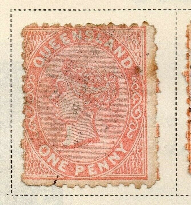 Queensland 1879-81 Early Issue Fine Used 1d. 326872