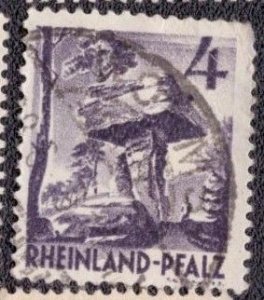 Germany -French Occupation Rheinland-Pfalz 1949 -  6N31 Used