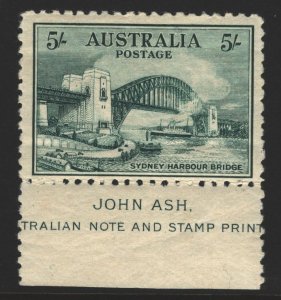 Australia Sc#132 MLH - part John Ash Imprint