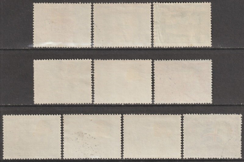 EDSROOM-19359 Iceland O53-O62 Used 1930 Short Set Officials CV$450