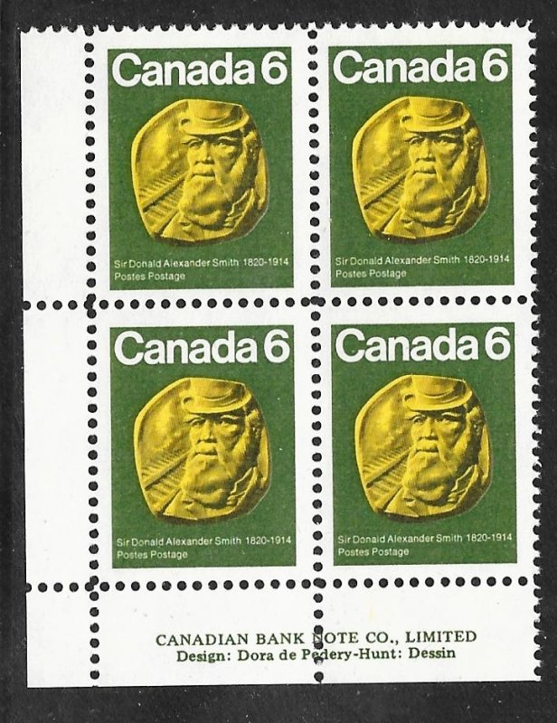 Canada 531: 6c Donald Alexander Smith, MNH, VF