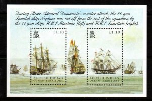 BRITISH INDIAN OCEAN TERR SGMS325 2005 BATTLE OF TRAFALGAR   MNH