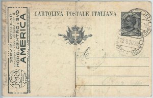 71802 - REGNO - INTERO POSTALE Pubblicitario: Fil.# 26 Navi BOATS SHIPS 1919