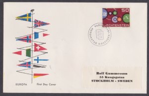 LIECHTENSTEIN - 1961 EUROPA - FDC